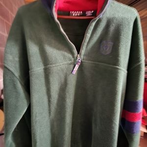 Fleece quarter zip pullover